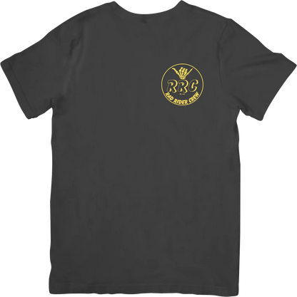Rad Rider Crew Tee - Coal yellow