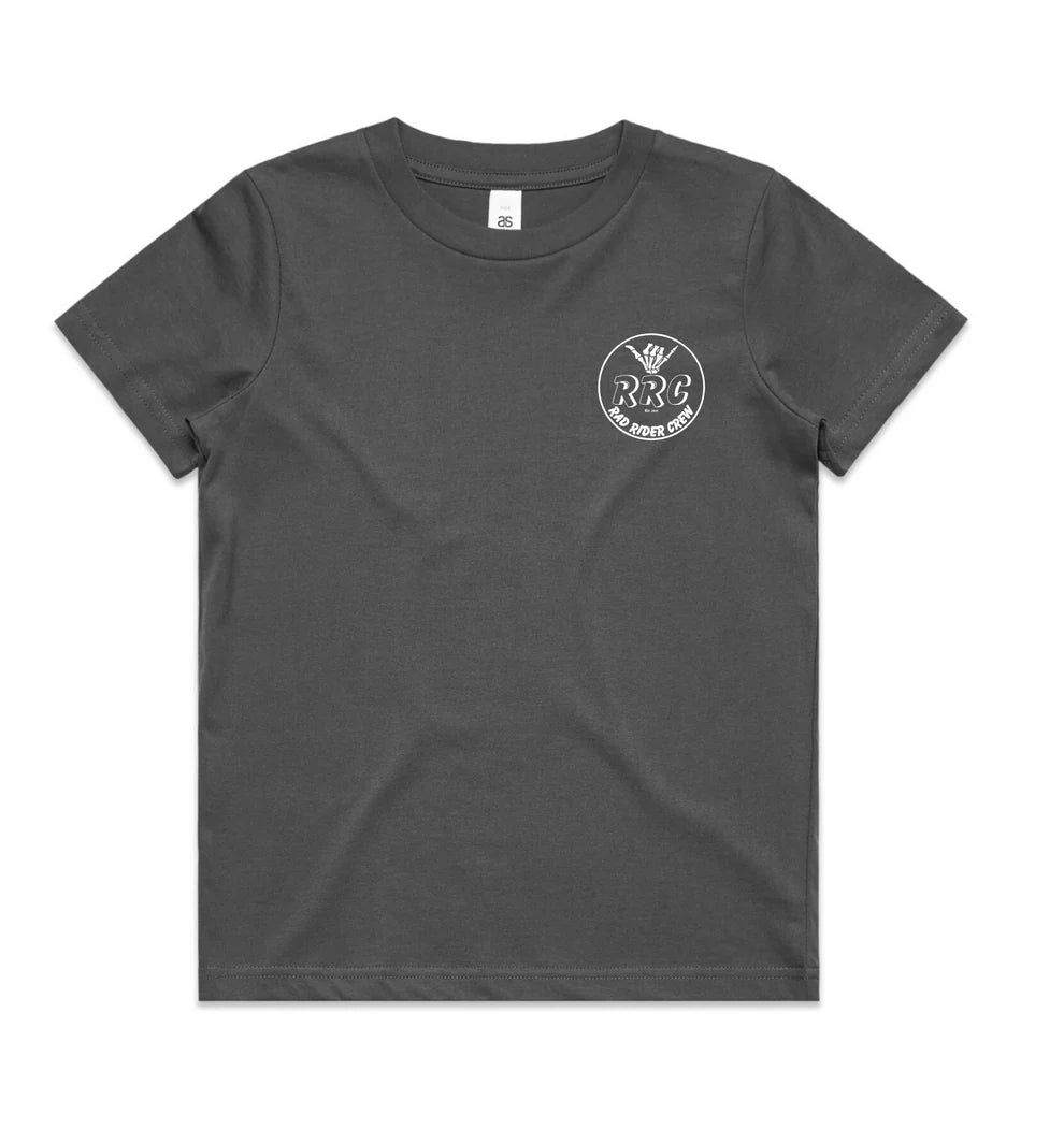 Rad Rider Crew Tee - Charcoal