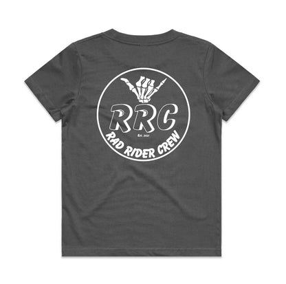 Rad Rider Crew Tee - Charcoal