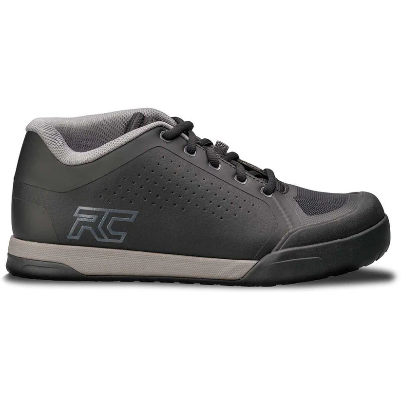 Ride Concepts Powerline Flat Shoes - Black - Charcoal Size US 10