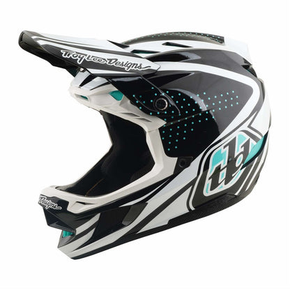 TLD D4 Polyacrylite Helmet the Line Charcoal / White