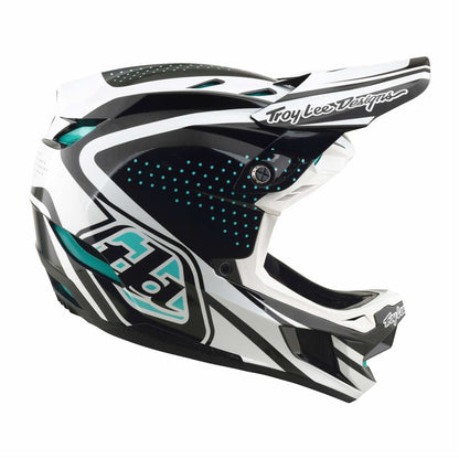 TLD D4 Polyacrylite Helmet the Line Charcoal / White