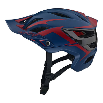 TLD A3 Helmet Fang Dk Blue / Burgundy