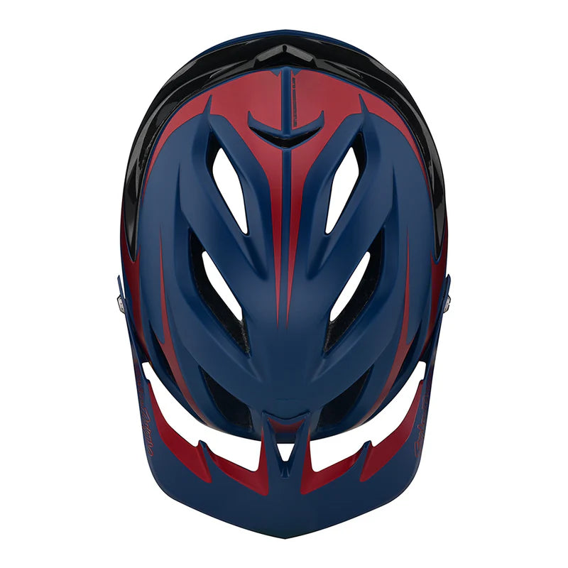 TLD A3 Helmet Fang Dk Blue / Burgundy