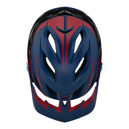 TLD A3 Helmet Fang Dk Blue / Burgundy