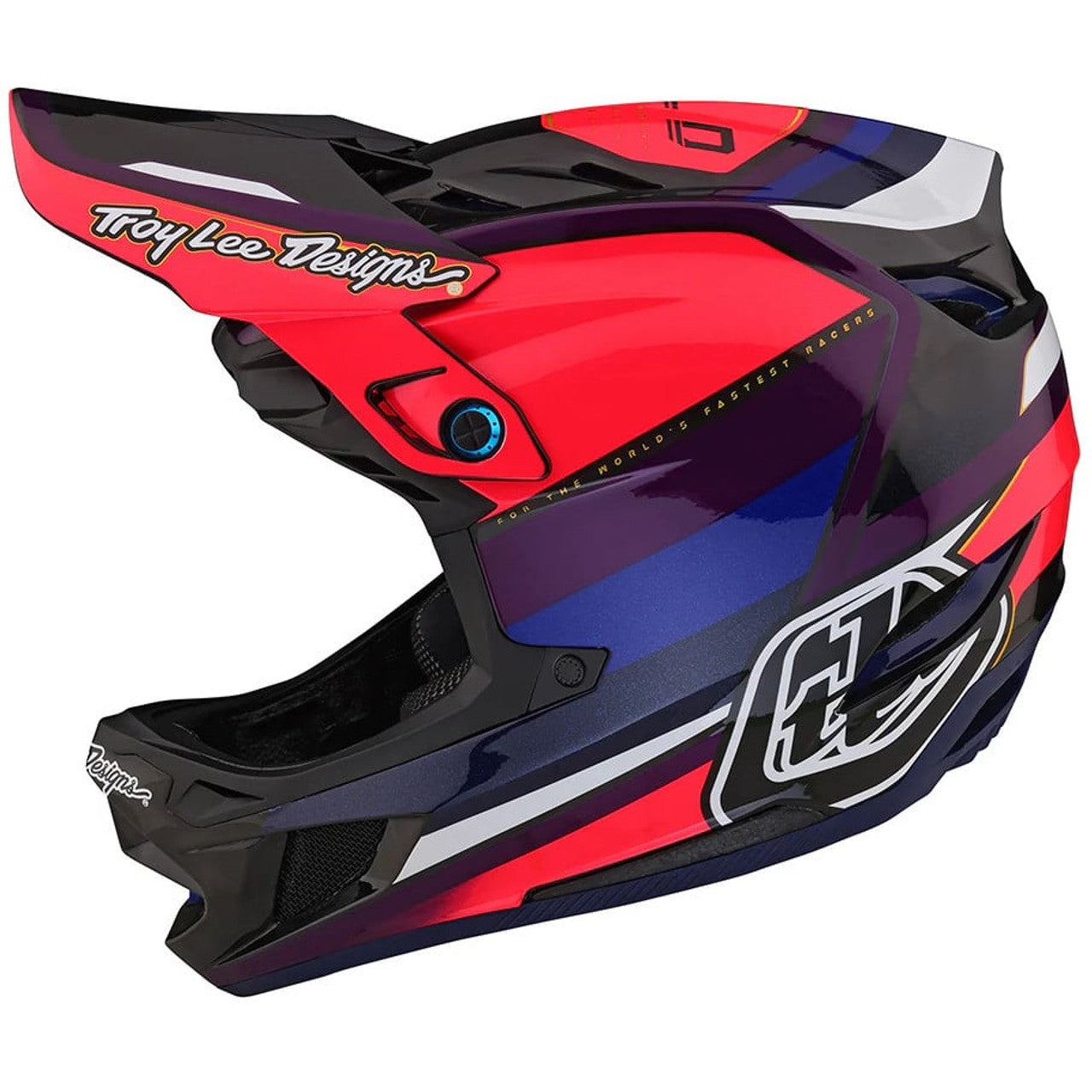 Troy Lee Designs D4 Carbon Helmet Reverb Pink / Purple