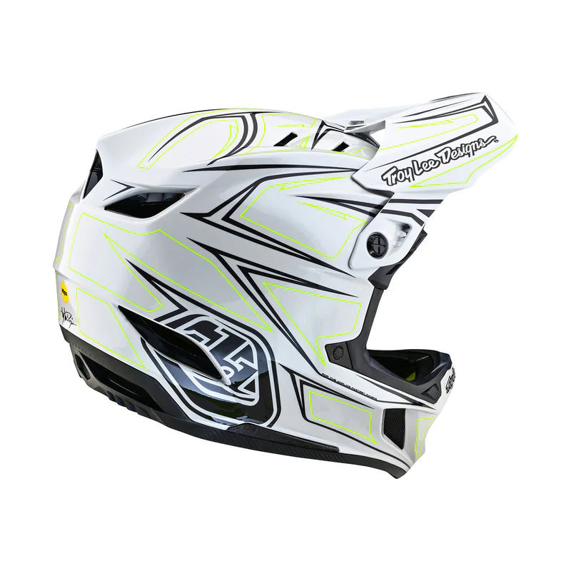 TLD D4 Composite Helmet Pinned Light Gray