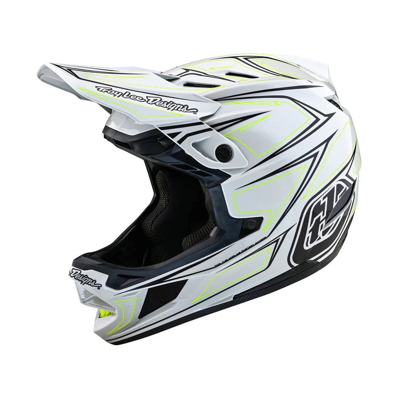 TLD D4 Composite Helmet Pinned Light Gray