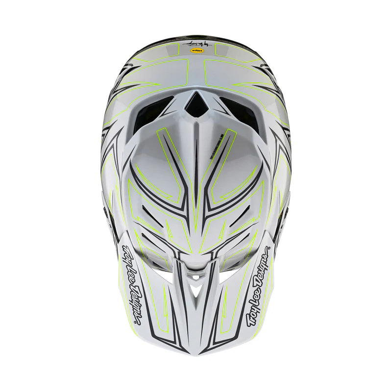 TLD D4 Composite Helmet Pinned Light Gray