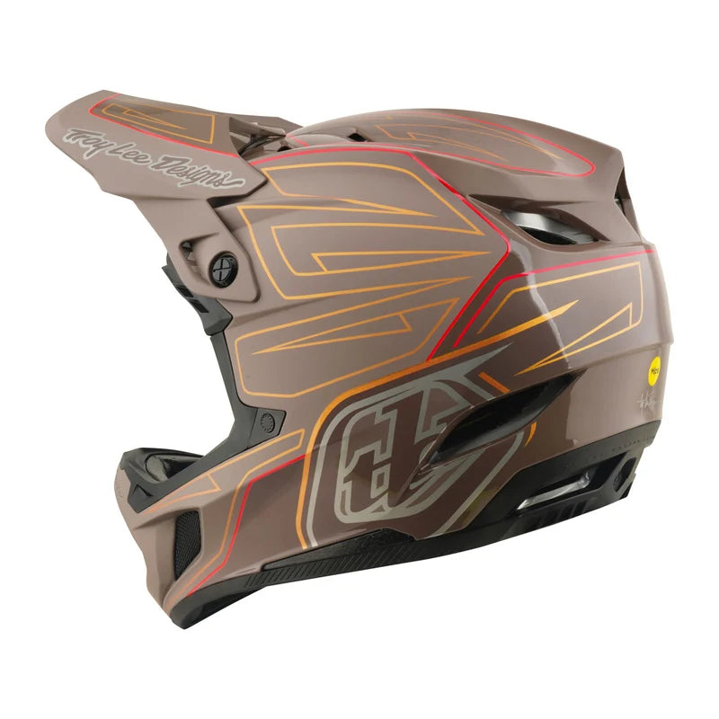 TLD D4 Polyacrylite Helmet Shadow Pro Timber