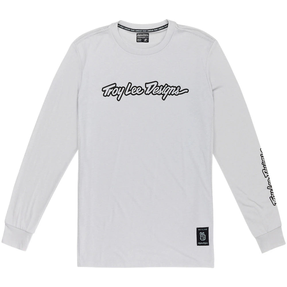 TLD SKYLINE LS RIDE TEE SIGNATURE MIST
