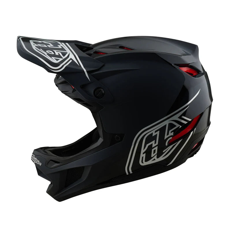 TLD D4 Polyacrylite Helmet Shadow Black