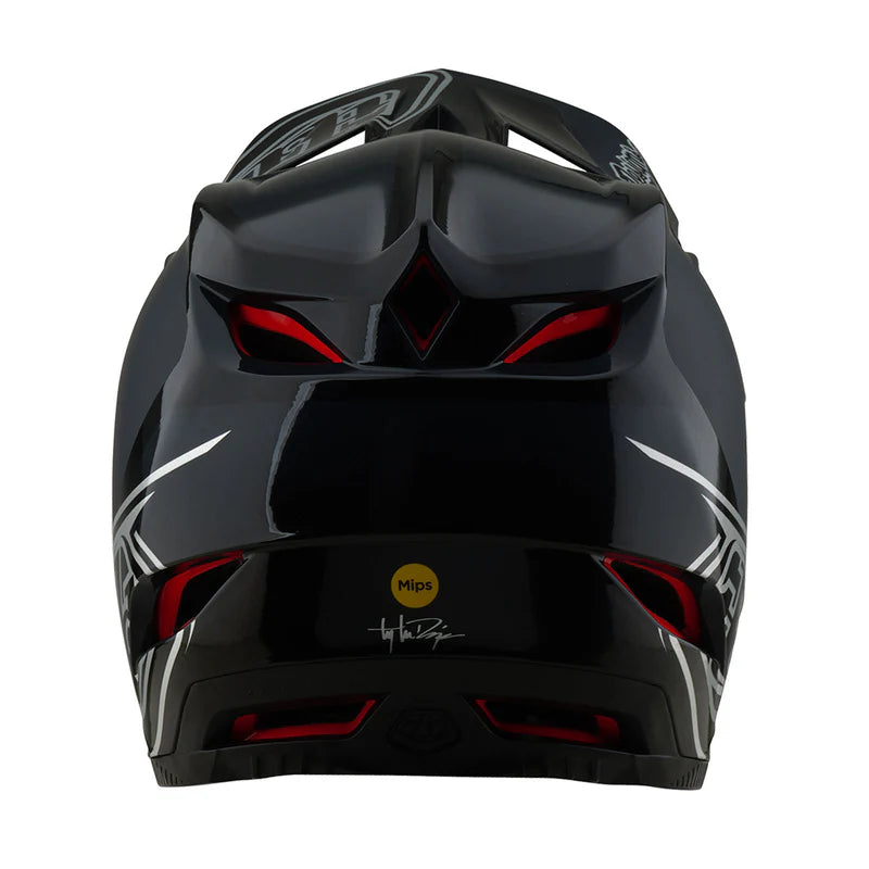 TLD D4 Polyacrylite Helmet Shadow Black
