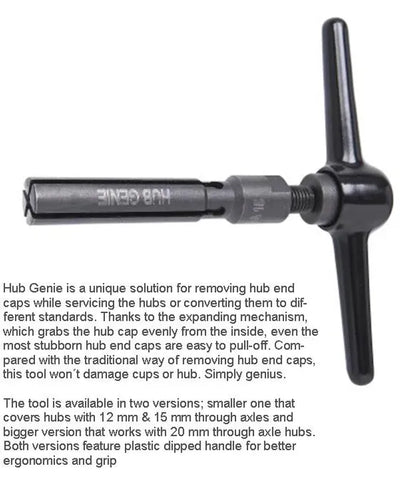 Unior Hub Genie - Suits 20 mm hubs end caps