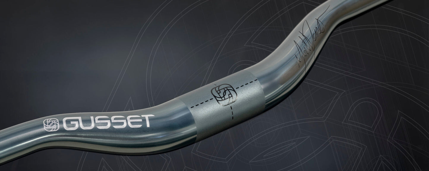 Matt Jones Gusset S2 Riser MTB Handlebar 35mm